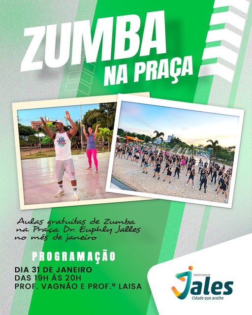 JALES REALIZA A ZUMBA NA PRAÇA! 