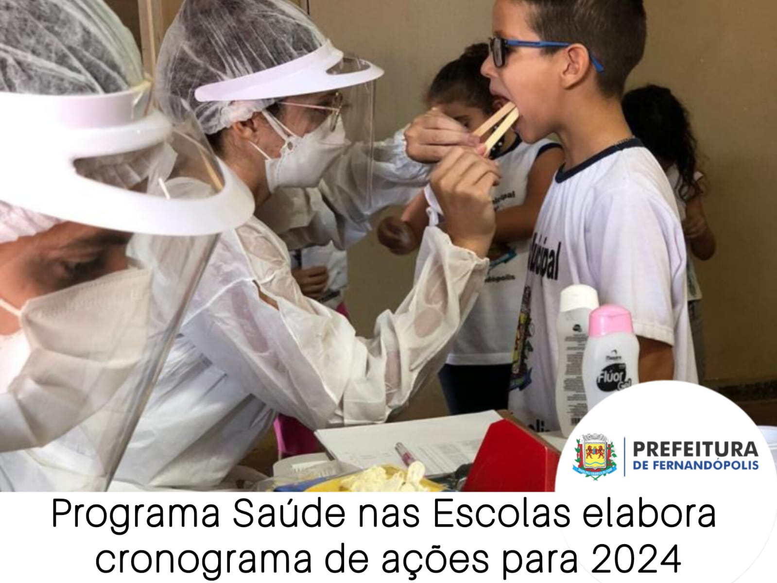 Programa Saúde nas Escolas elabora cronograma de ações para 2024