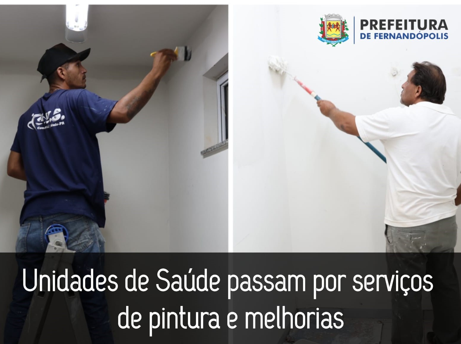 Unidades de Saúde passam por serviços de pintura e melhorias