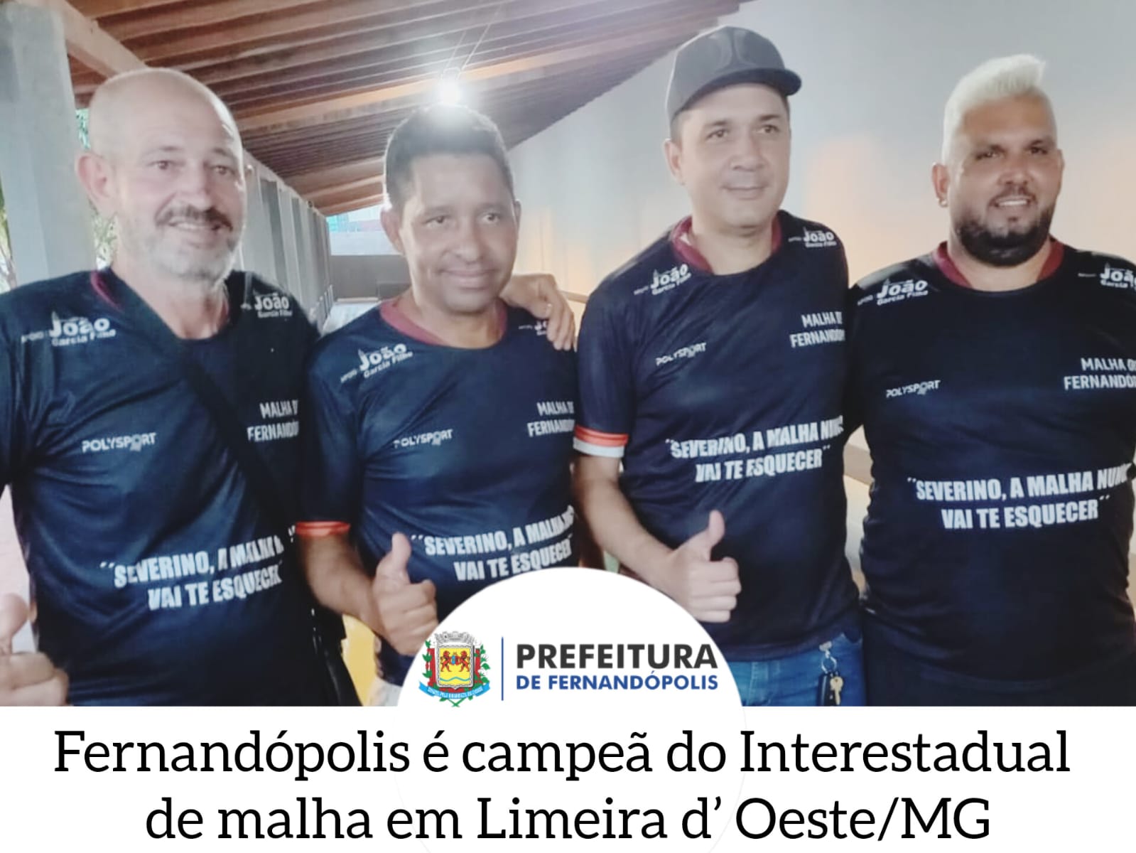 Fernandópolis é campeã do Interestadual de malha em Limeira d’ Oeste/MG