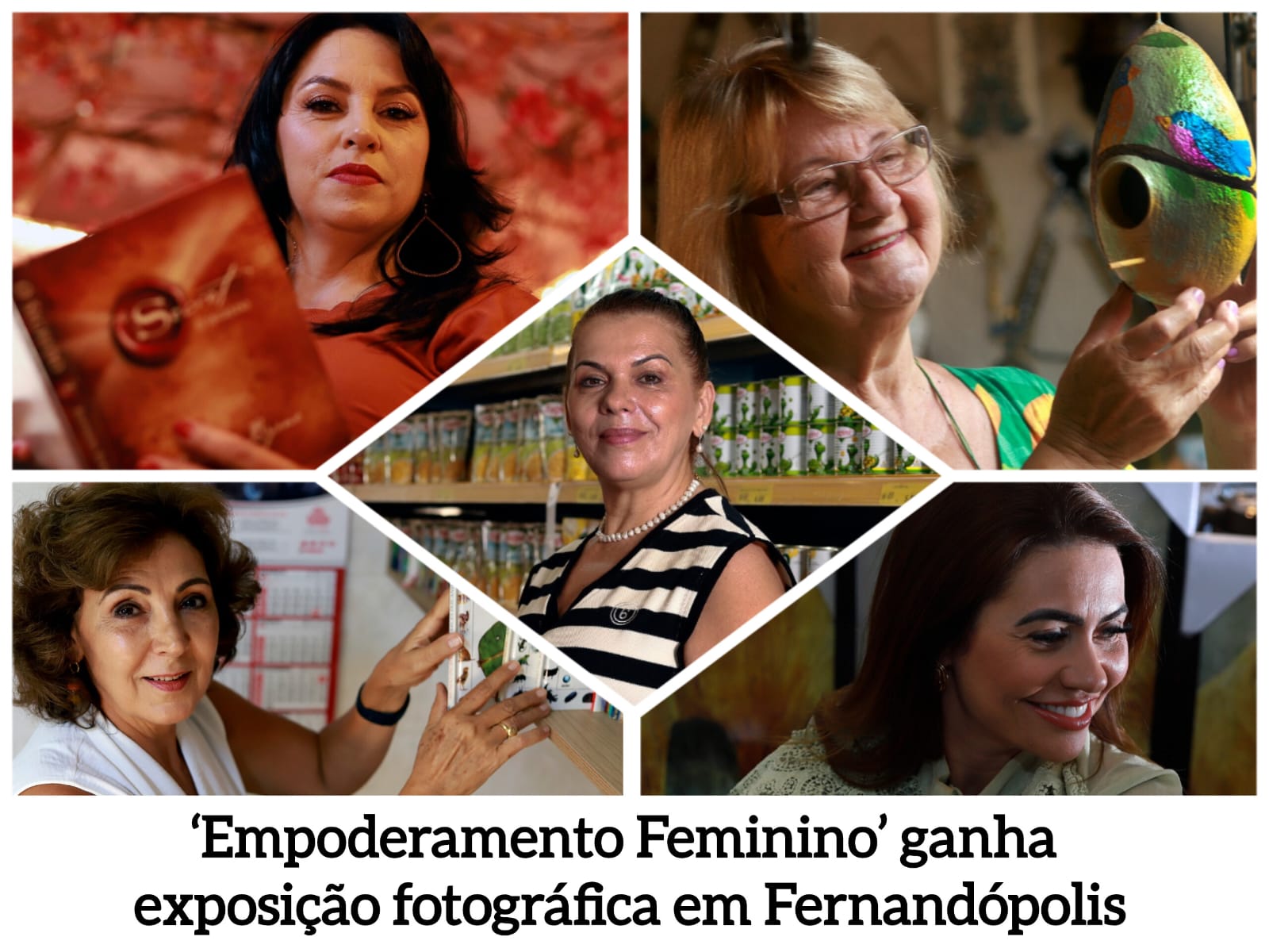 ‘Empoderamento Feminino’ ganha exposição fotográfica em Fernandópolis