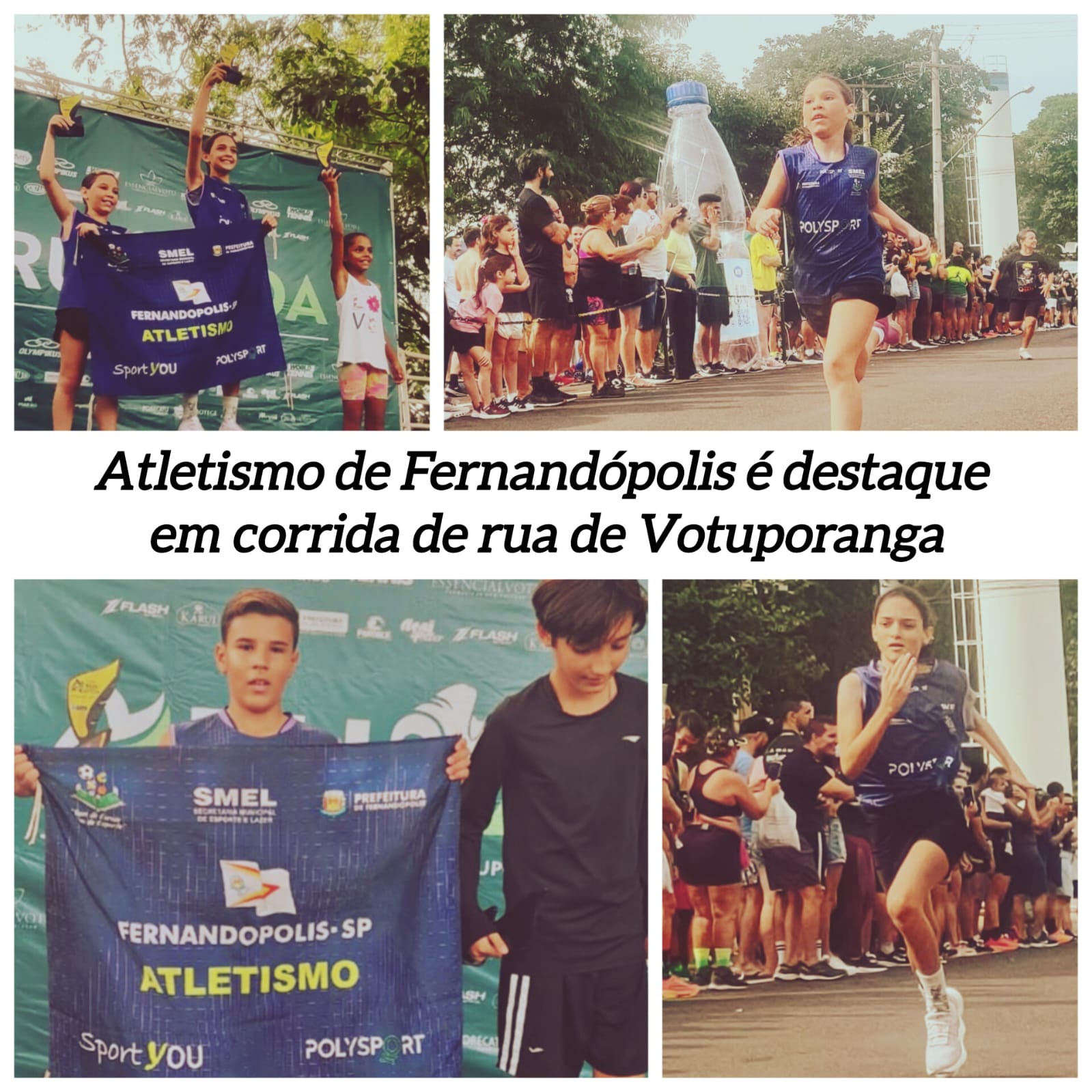 Atletismo de Fernandópolis é destaque em corrida de rua de Votuporanga