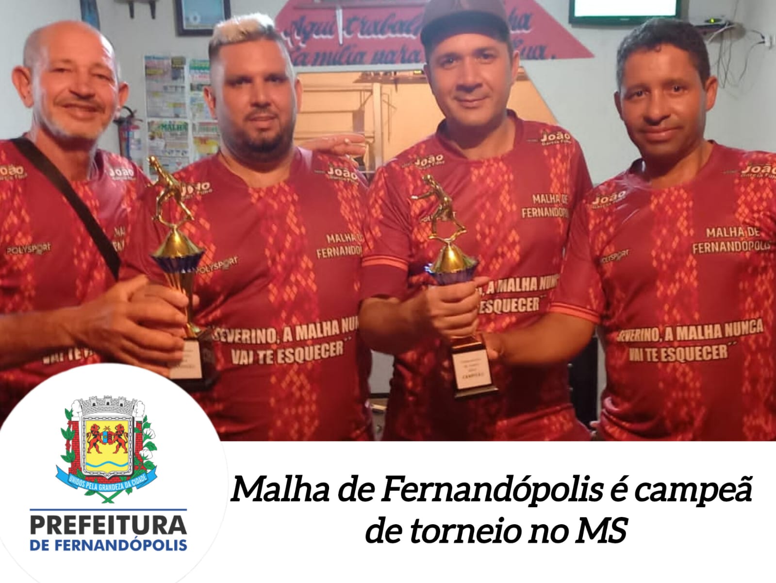 Malha de Fernandópolis é campeã de Torneio no Mato Grosso do Sul