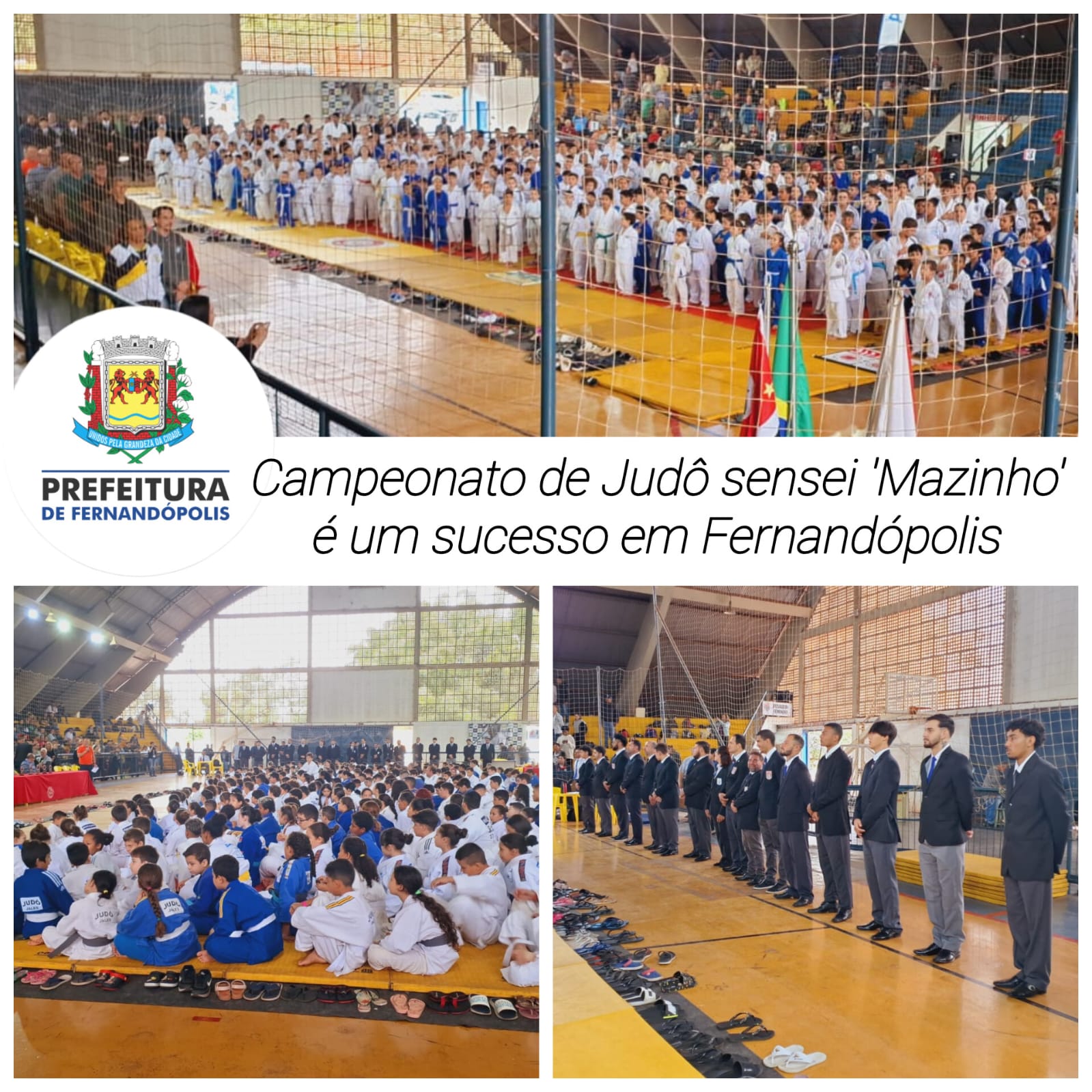 Campeonato de Judô sensei ‘Mazinho’ é sucesso em Fernandópolis