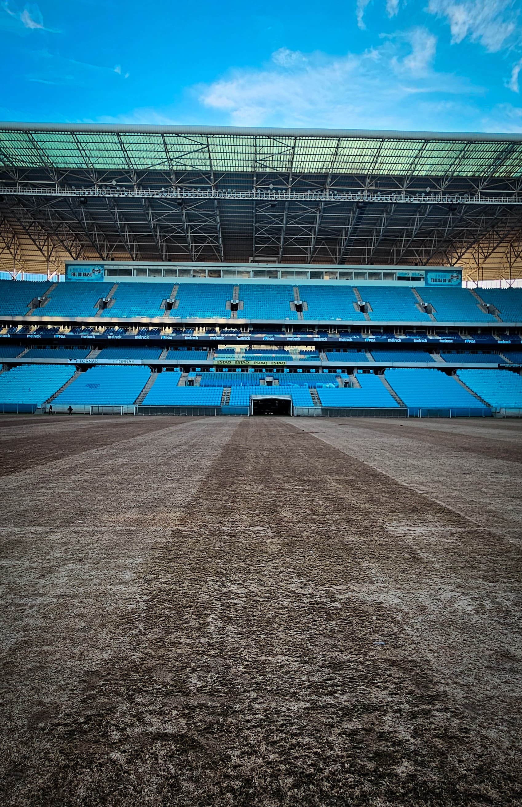 Arena do Grêmio anuncia esforços intensos para recuperação pós-enchente