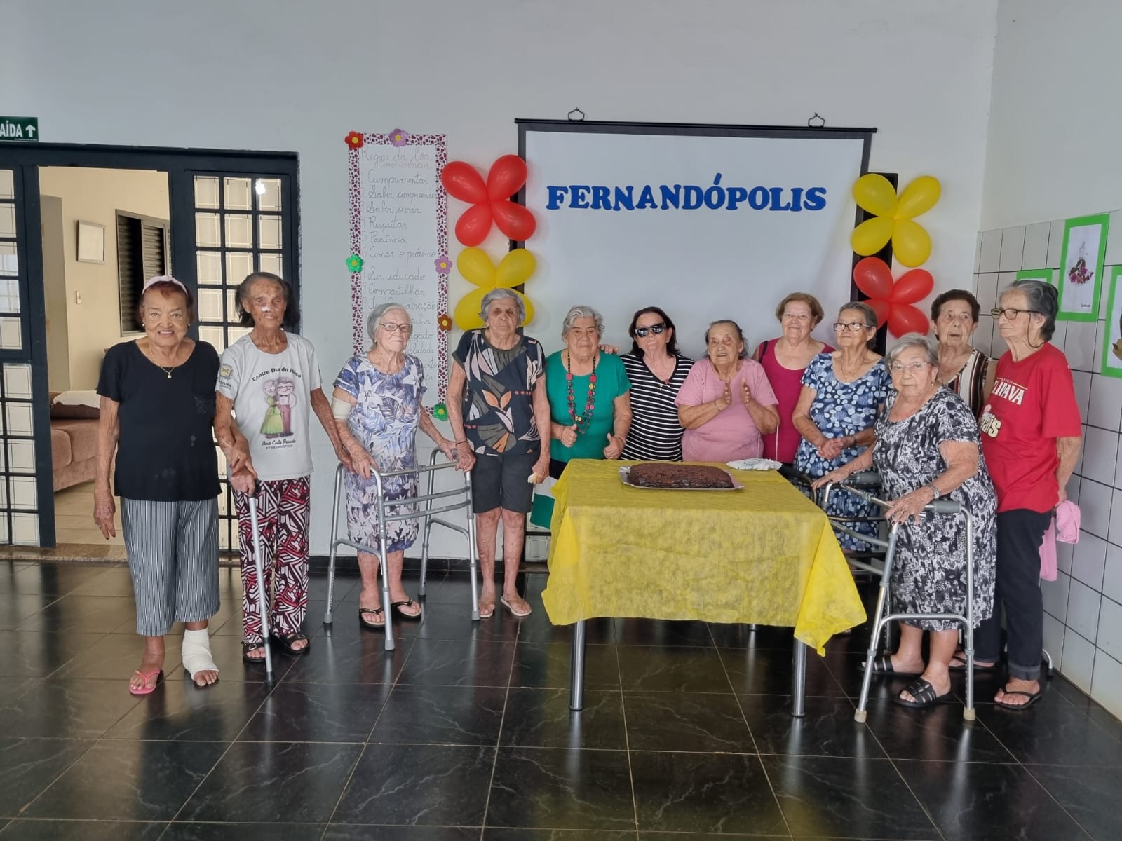 Centro Dia do Idoso celebra mês do aniversário de Fernandópolis com agenda festiva