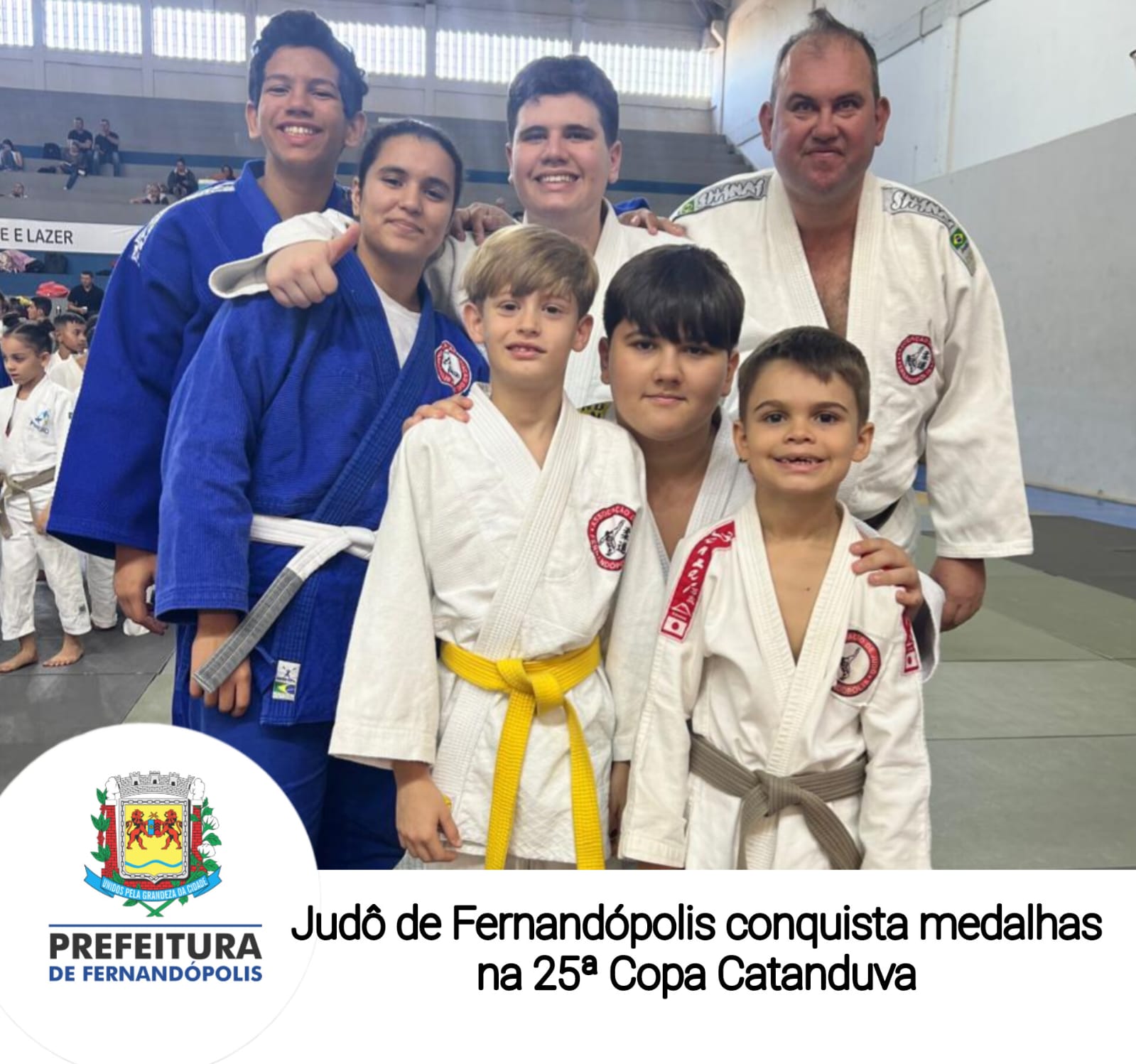 Judô de Fernandópolis conquista medalhas de ouro na ‘25ª Copa Catanduva’