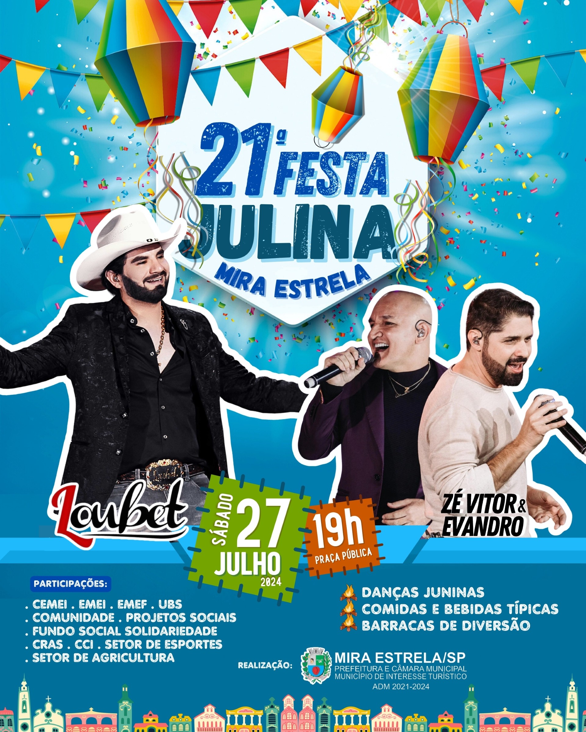 Mira Estrela convida você para a 21ª Festa Julina!