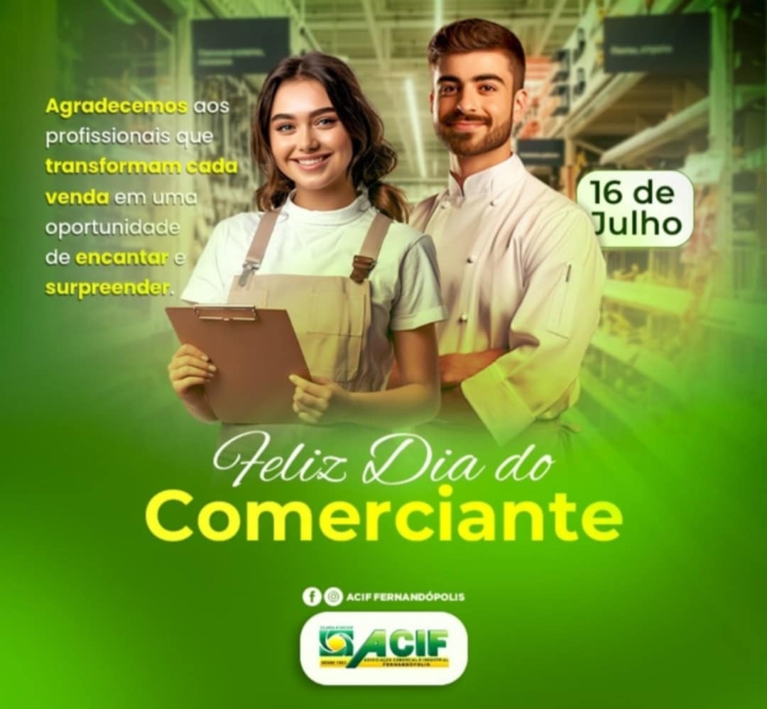 ACIF homenageia Empresários de Fernandópolis no Dia do Comerciante