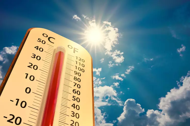 Região entra em alerta de onda de calor e baixa umidade