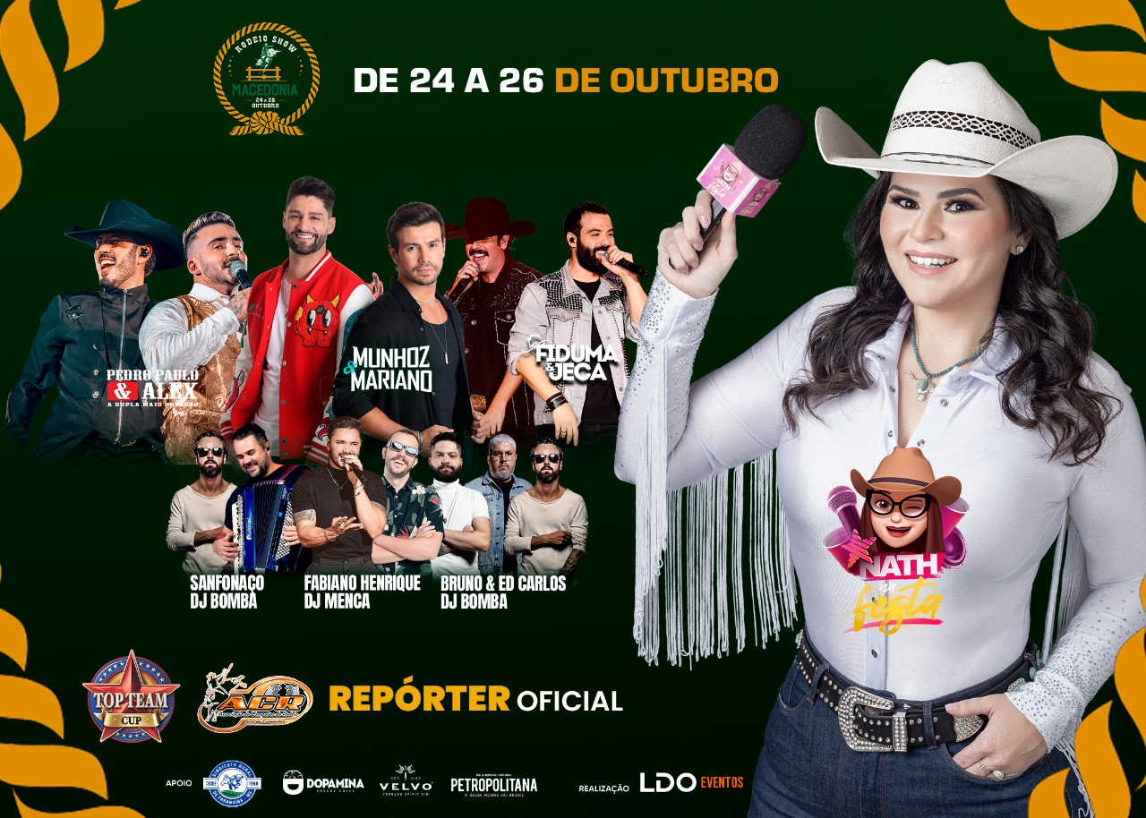 “Nath na Festa” com Natália Quatrina confirma presença na Festa do Peão de Macedônia 2024