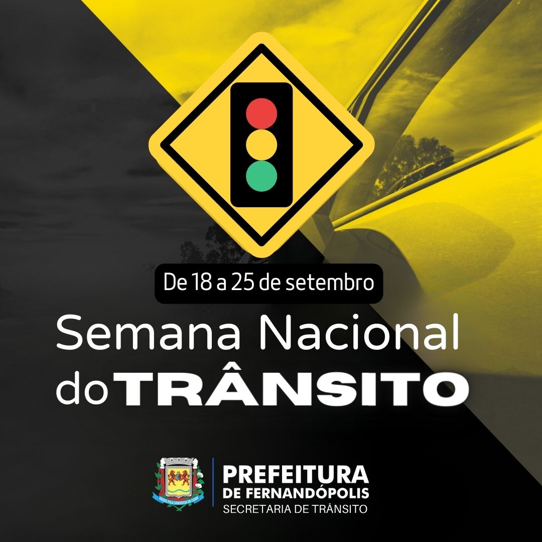 Semutran se prepara para a Semana Nacional do Trânsito