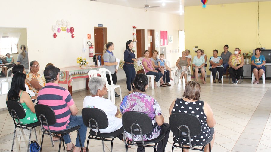 Secretaria Municipal de Saúde de Mira Estrela realizou palestra com a terceira idade cujo tema abordado foi “prevenção contra o escorpião”.