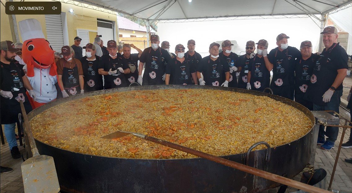 Além do tradicional risoto de 1,5 tonelada, pratos à base de frutos do mar serão o destaque gastronômico do 9º Festival do Camarão de Porto Belo