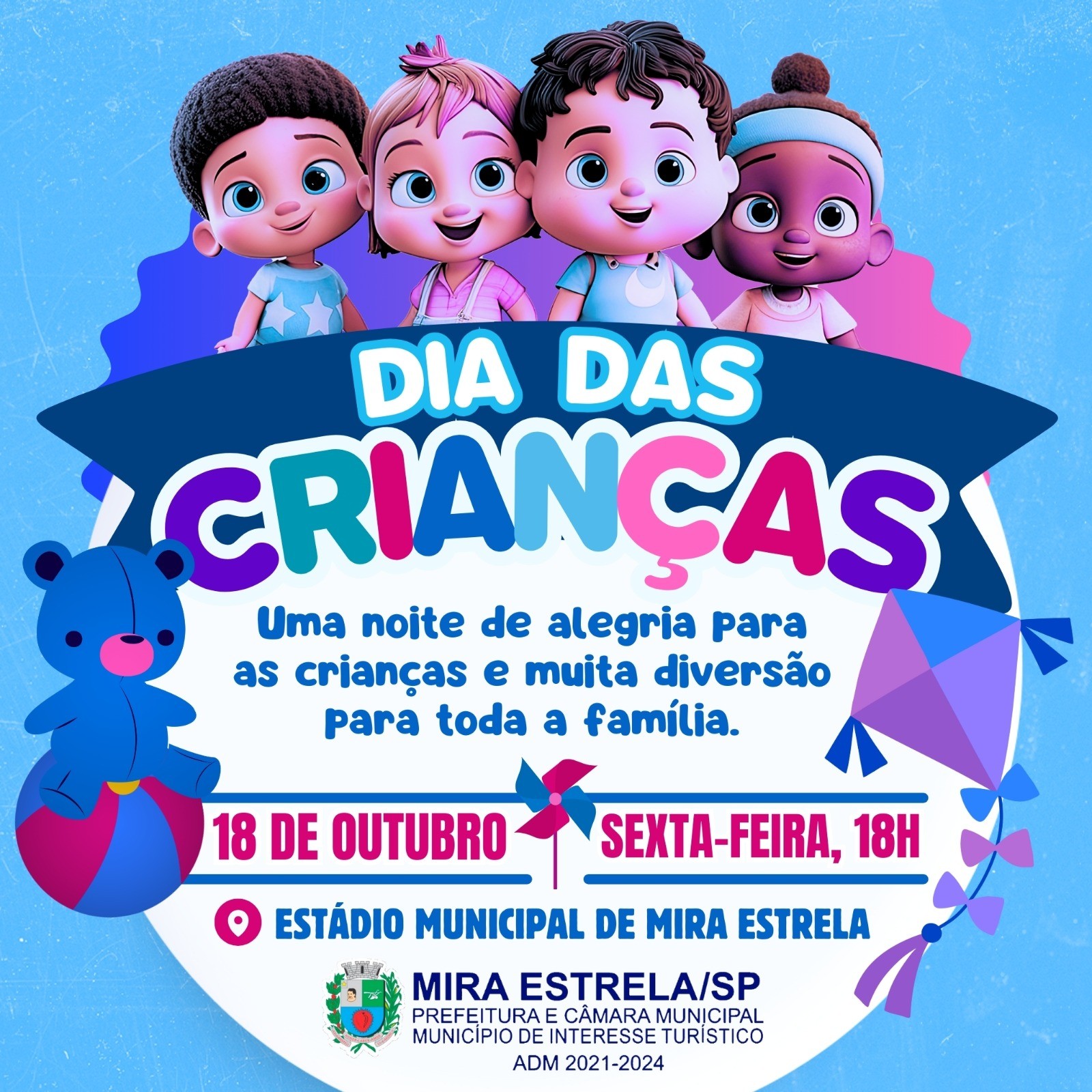 Comemoração ao Dia das Crianças em Mira Estrela