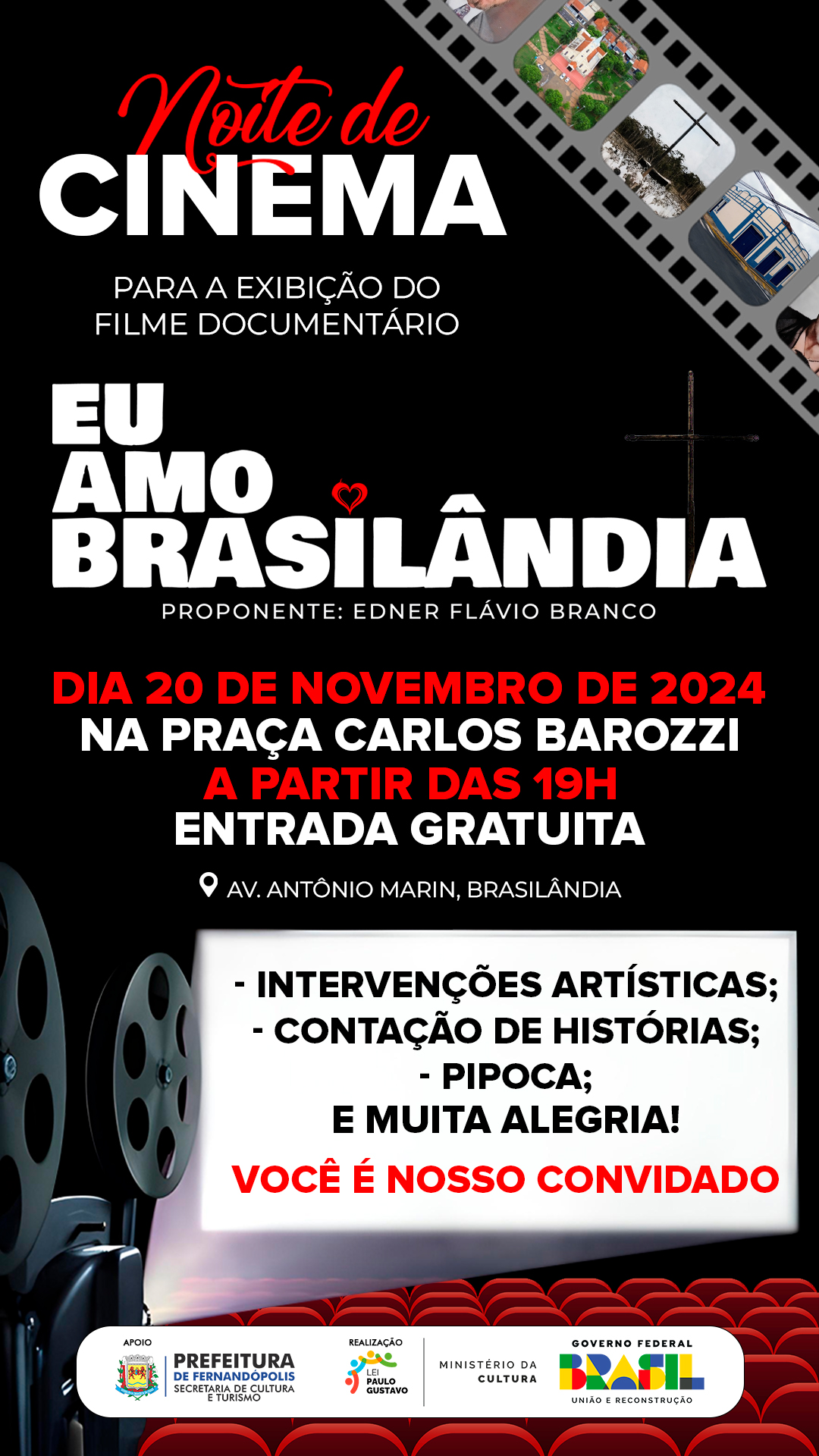 BRASILÂNDIA COMPLETA 86 ANOS NESTE DOMINGO 10 DE NOVEMBRO