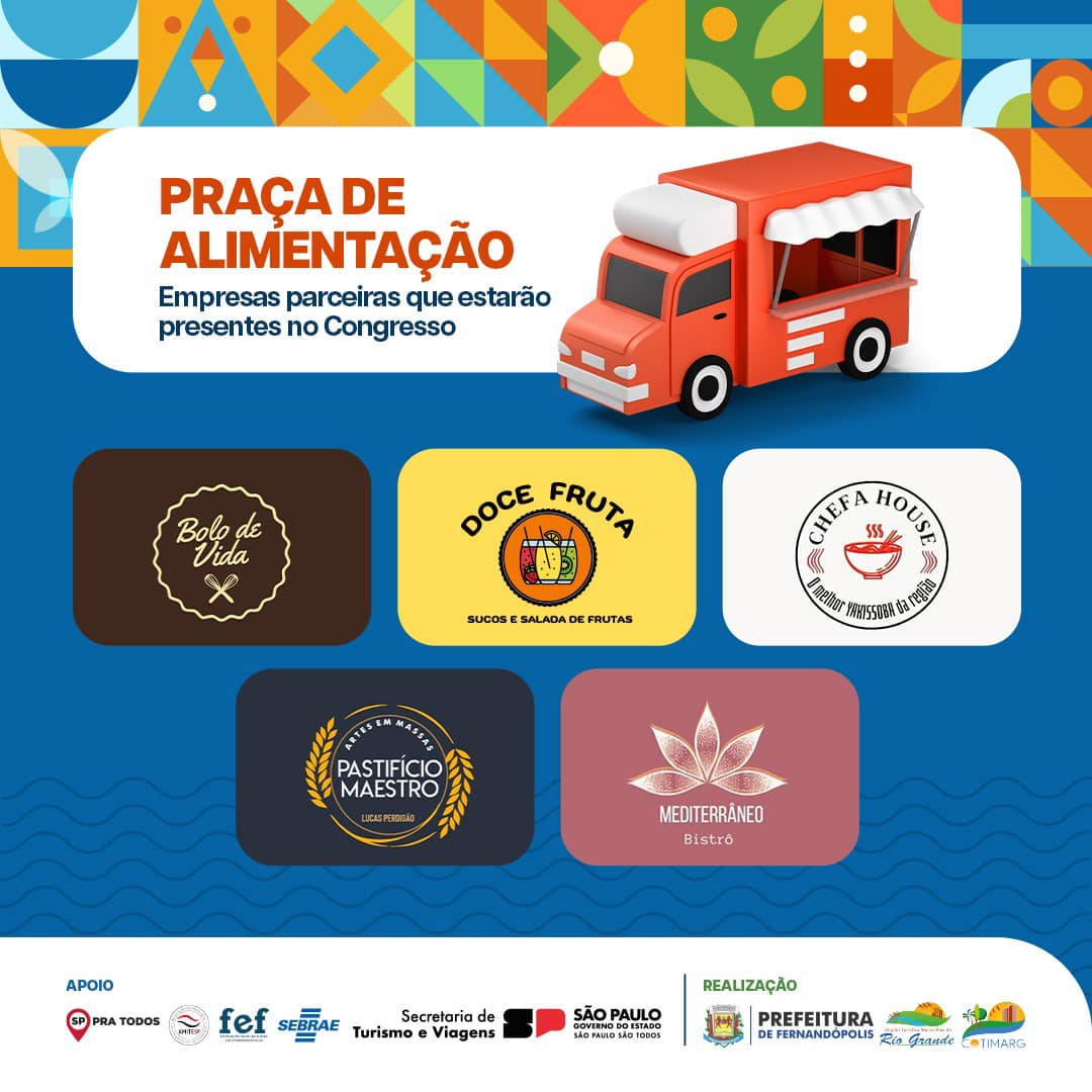 Descubra as delícias da Praça de Alimentação da 2ª Feira e Congresso de Turismo Maravilhas do Rio Grande