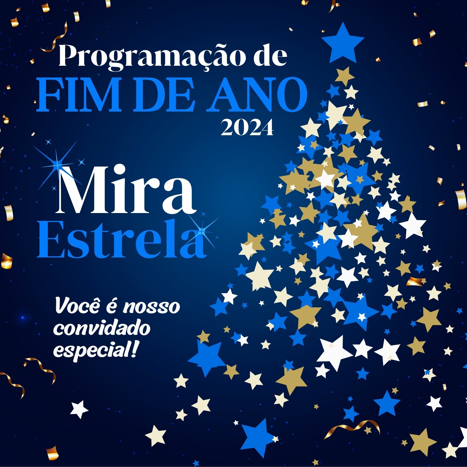 Programação de fim de ano - Mira Estrela