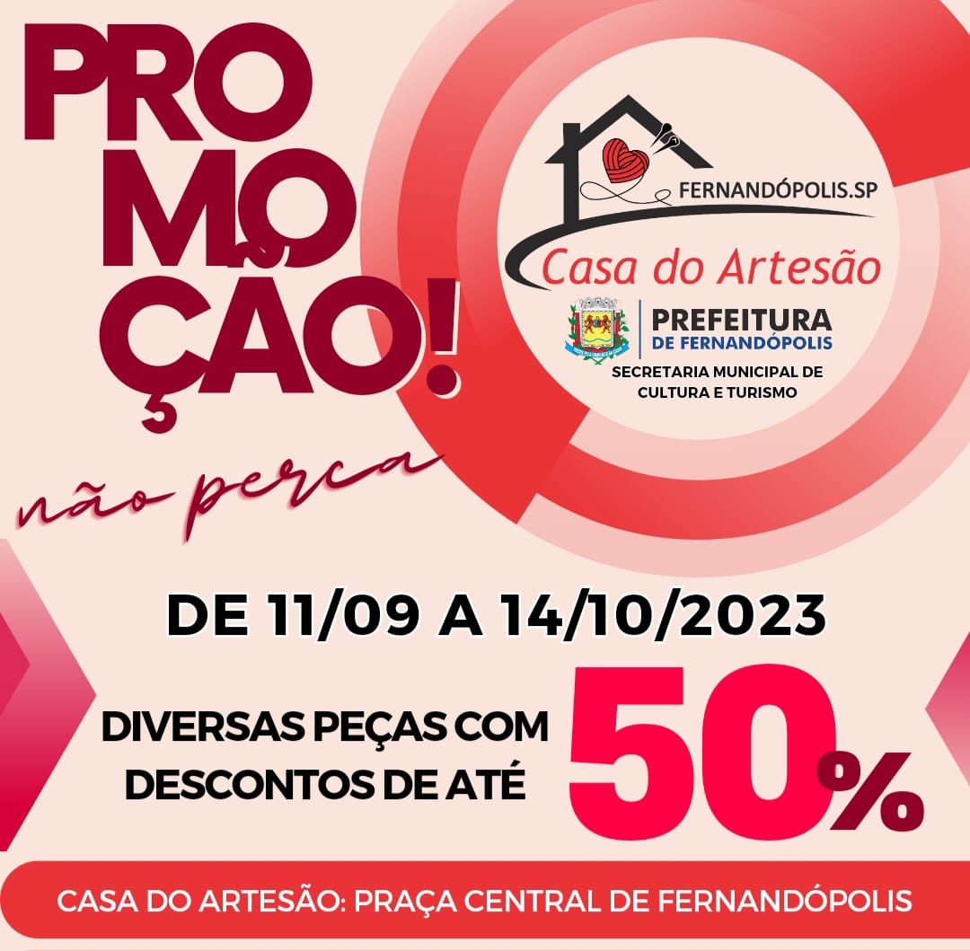 Casa do Artesão realiza promoçã