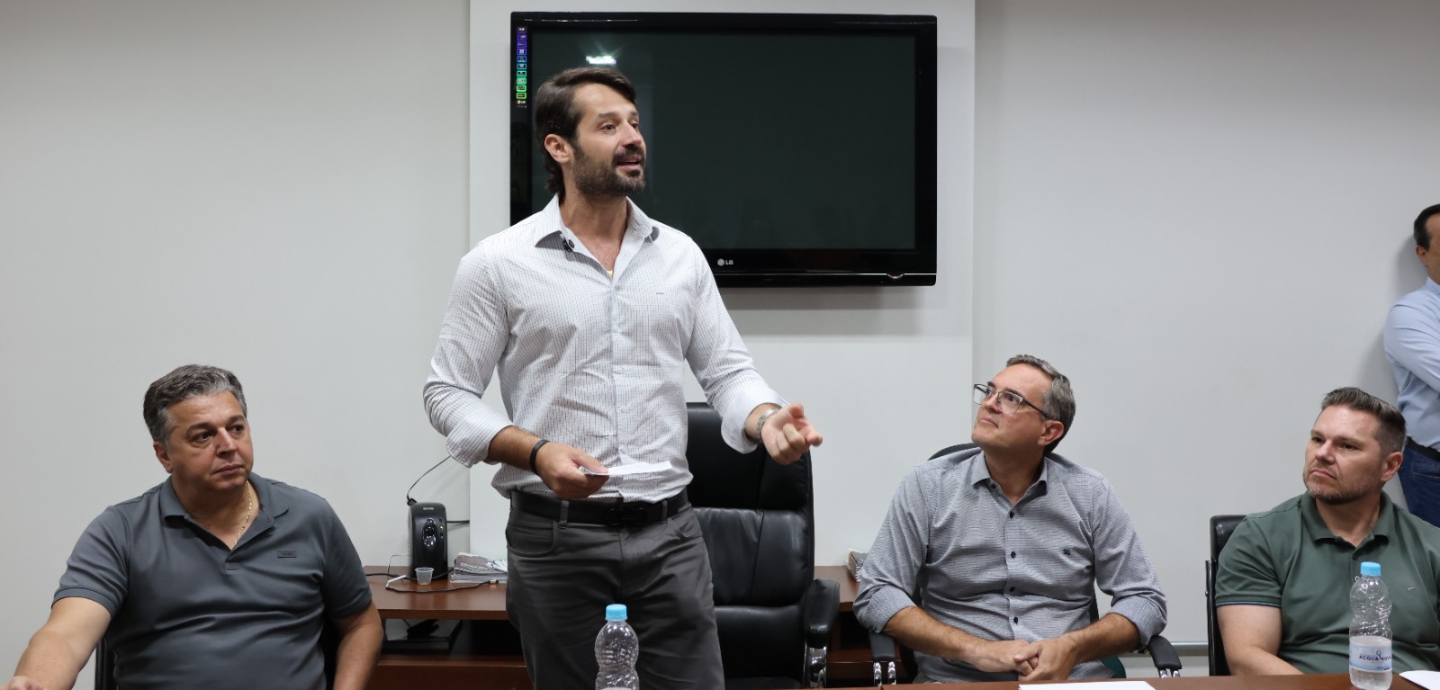 Secretário de Agricultura do Estado de São Paulo, Guilherme Piai e Deputado Estadual, Danilo Campetti visitam prefeitura de Fernandópolis