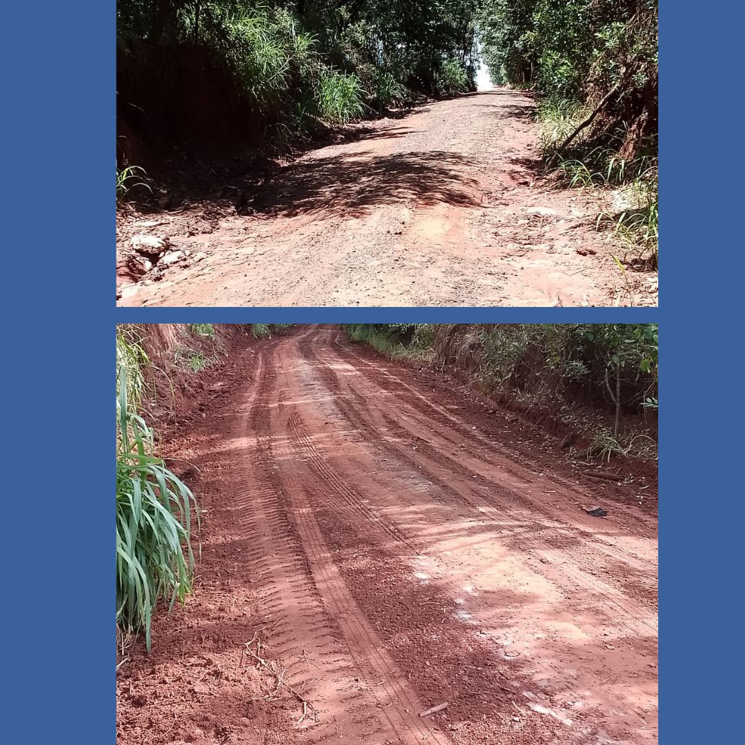 Estrada do Córrego Capivara recebe melhorias