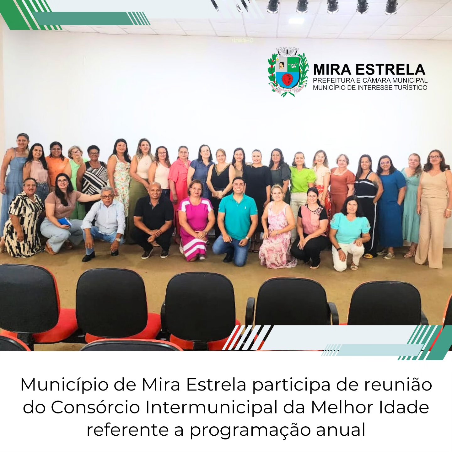 Mira Estrela participa da primeira reunião do Consórcio Intermunicipal da Melhor Idade em Américo de Campos,