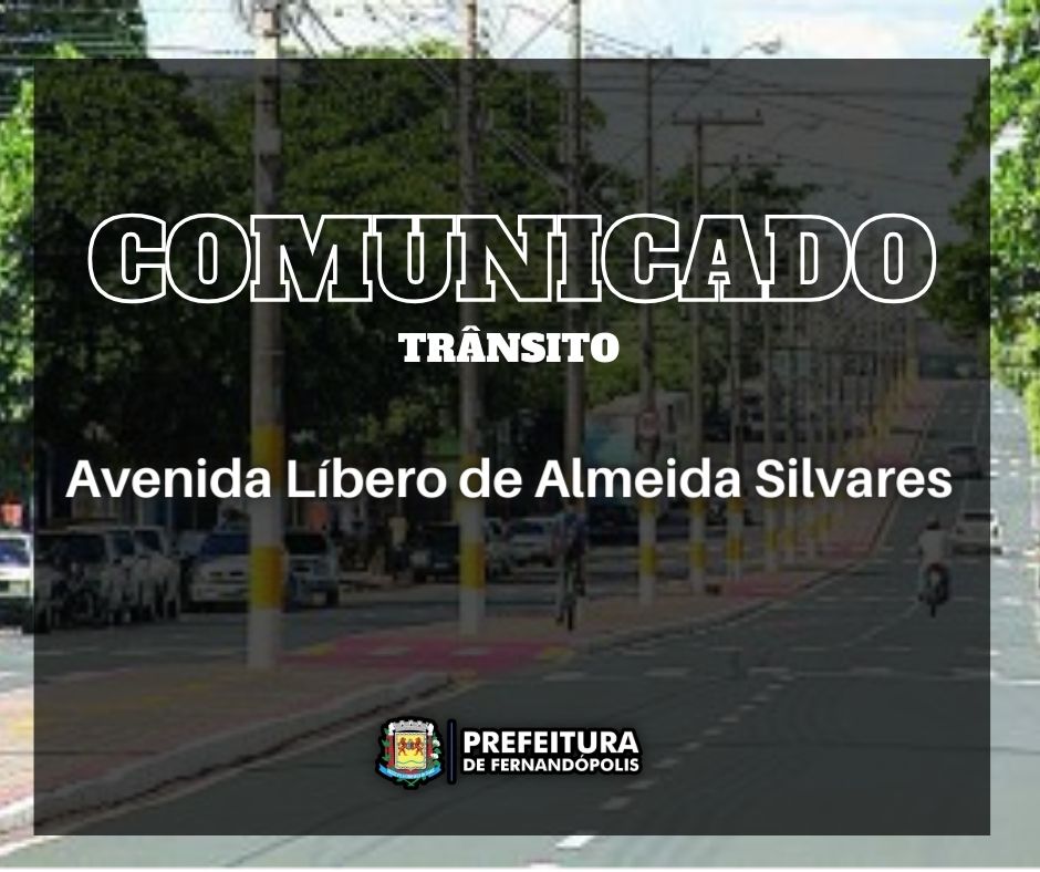 SEMUTRAN inicia importantes alterações na Av. Líbero