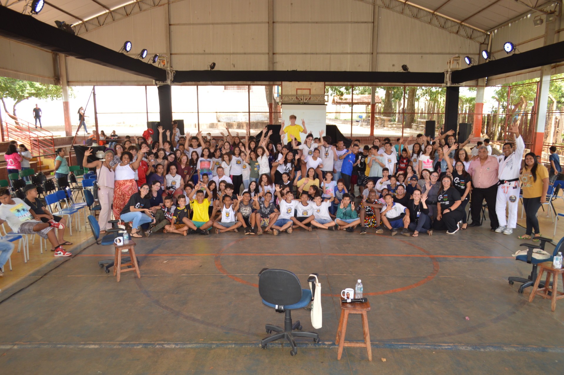 ‘Arena Cras’ reúne convidados e alunos em manhã interativa falando sobre Cultura de Paz