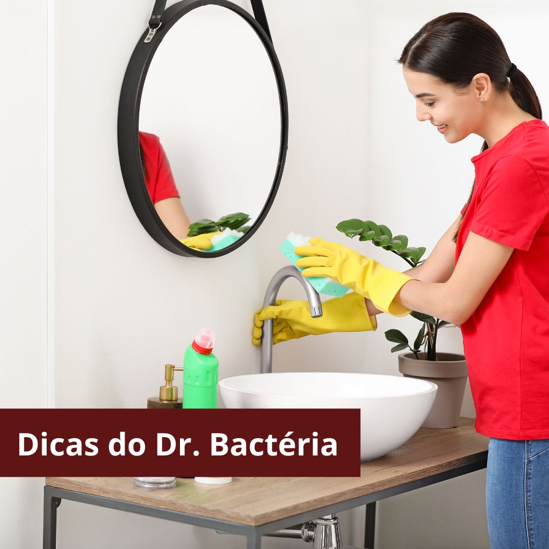 Oito erros do banheiro Dr. Bacteria