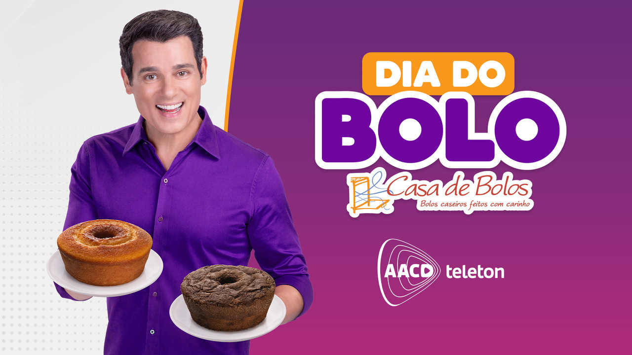 Ao lado de Celso Portiolli, Casa de Bolos realiza campanha de arrecadação para o Teleton