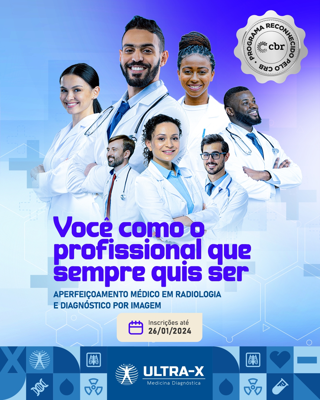 Inscrições abertas para Residência Médica em Radiologia e Diagnóstico por Imagem no Ultra-X