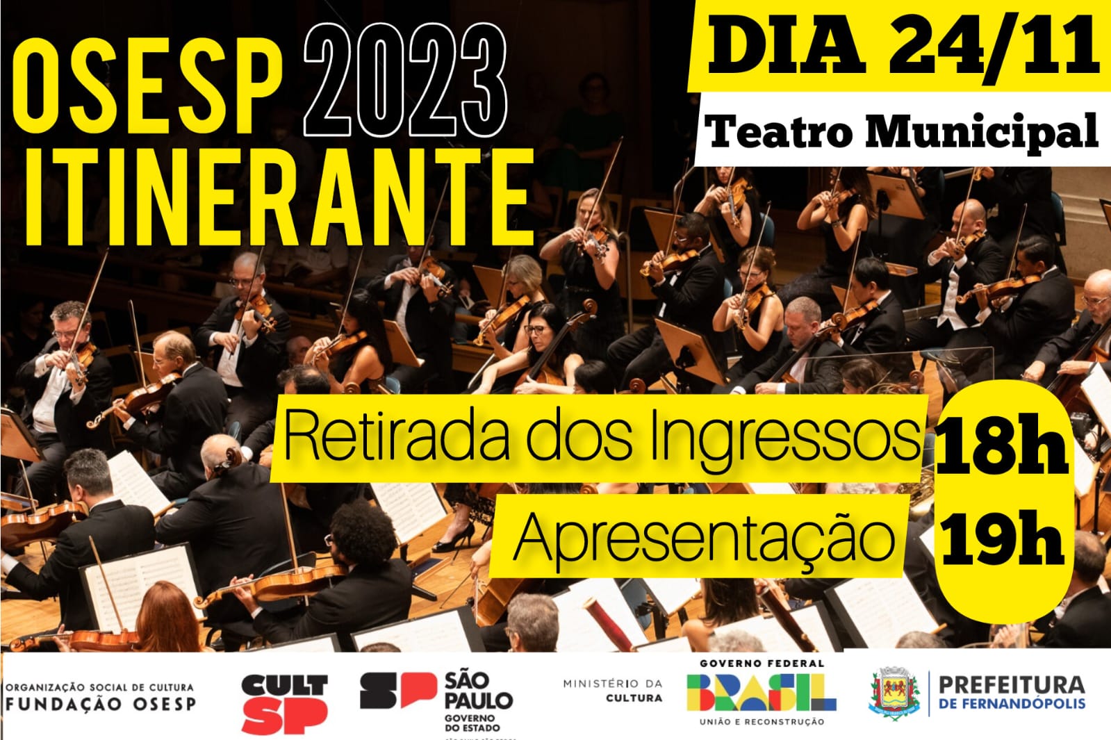 Orquestra Sinfônica do Estado de São Paulo se apresenta sexta-feira, 24, às 19h, no Teatro