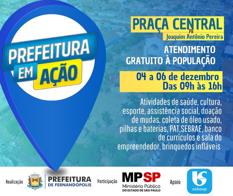 ‘Prefeitura em Ação’: últimos preparativos para o evento que começa hoje, 04-12