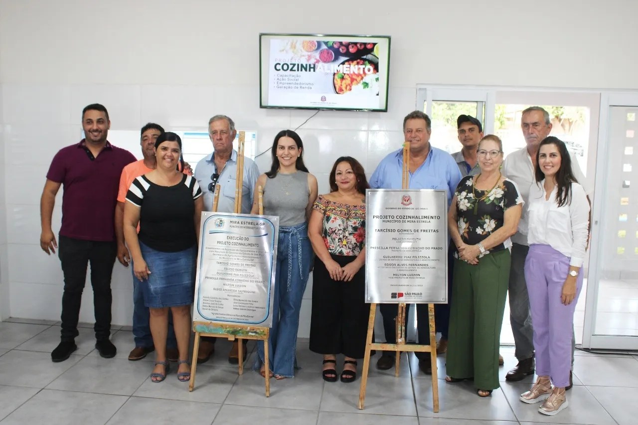 Mira Estrela inaugurou cozinha do projeto Cozinhalimento