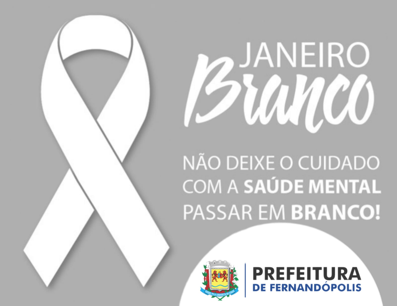 ‘Janeiro Branco’ orienta sobre saúde mental