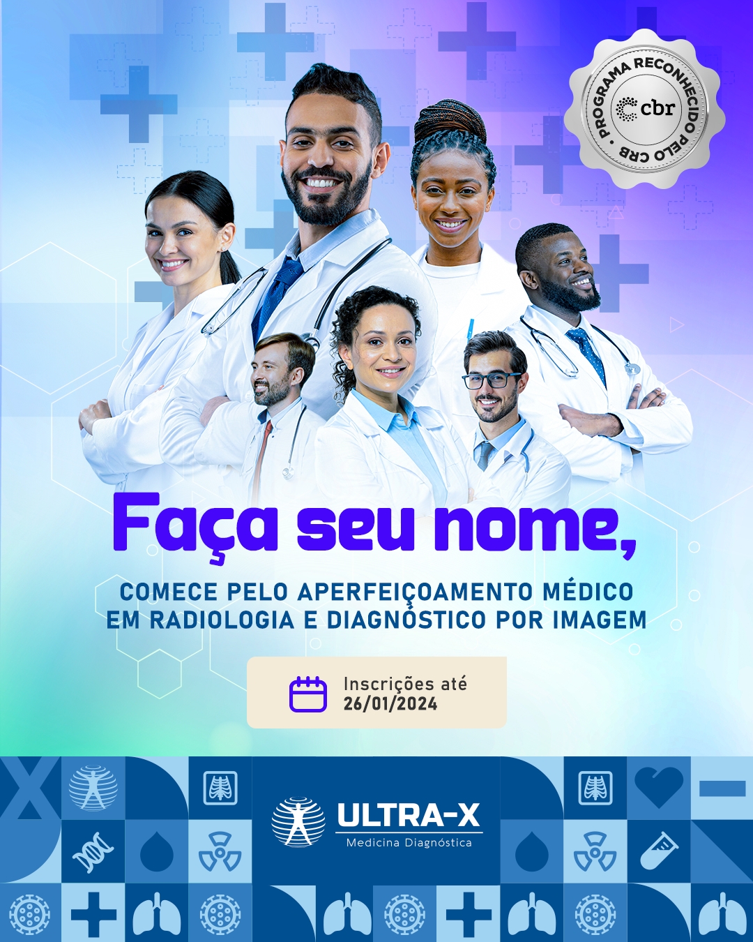 Últimos dias para inscrições da Residência Médica em Radiologia e Diagnóstico por Imagem do Ultra-X Medicina Diagnóstica